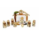Crèche de Noël avec 10 personnages de 6 cm (16 X 7 X 13 Cm)