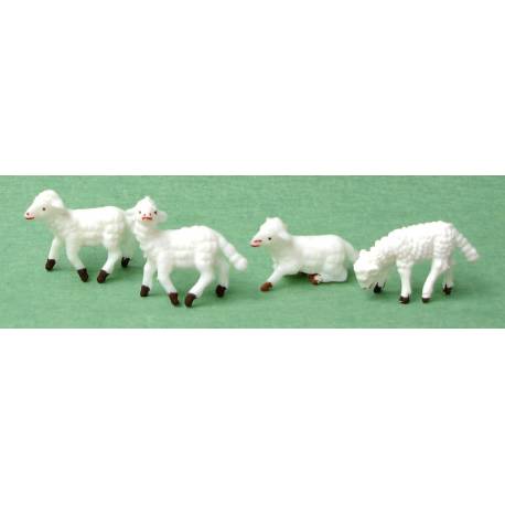 Mouton 4 Cm X 3 Cm Pr Creche 12 Cm