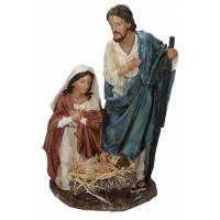 Nativité colorée de très grande taille (45cm)