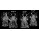 Ange 6 cm en verre dans boite