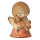 Ange avec ours en peluche - 4 cm couleur