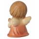 Engel met teddybeer - 4 cm gekleurd 