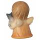 Ange avec chat - 4 cm couleur