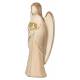 Ange avec coeur en bois sculpté 9 cm