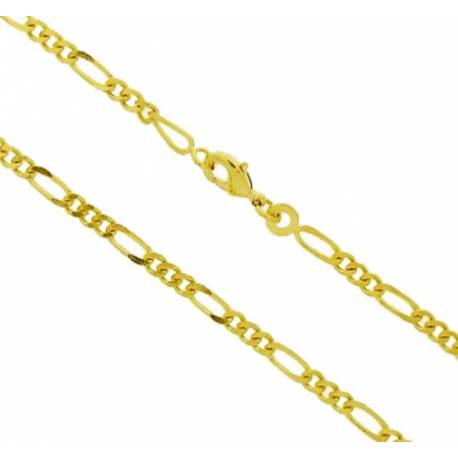 Figaro 50cm+Mousqueton - Plaqué-Or