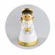 Engel staand 7 cm - Wit - Kaars 