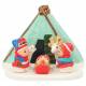 Crèche de Noël en terre cuite - "Crèche du monde" Finlande