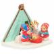 Crèche de Noël en terre cuite - "Crèche du monde" Finlande