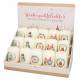 Display bougies de Noel 60X50 mm 5 motifs x 10 bougies