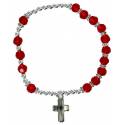 Bracelet sur élastique Rubis / Juillet