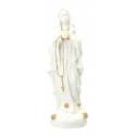 Statue 30 cm - Albâtre + Or - Lourdes
