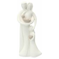 Ste famille 20 cm - imitation porcelaine