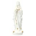 Statue 20 cm - Albâtre + Or - Lourdes