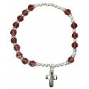 Bracelet sur élastique Améthyste / Février