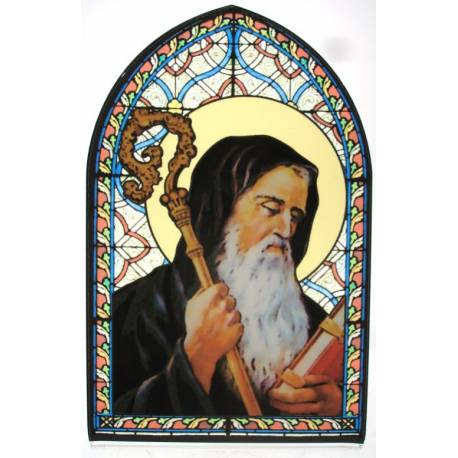 Cadre Vitrail - 4.2 X 6.8 cm - St Benoît