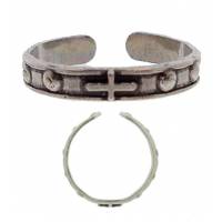 Ring-Tientje - Bt 4 mm - Diam 1 - Met Verzilverd 
