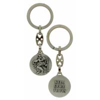 Porte-Clefs - St Christophe / Kom goed thuis 26 mm