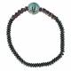 Bracelet sur élastique - Bois + hématite
