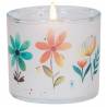 Glas+Theelichtje 6 X 6.5 - Bloemen 