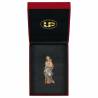 Houtsnijwerk beeld Maria modern met etui 10 cm gekleurd 