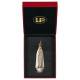 Statue en bois sculpté Notre Dame de Fatima avec étui 11 cm couleur