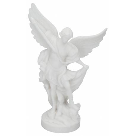 Statue 17 cm - Albâtre - St Michel