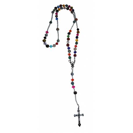 Chapelet Murano multicolore