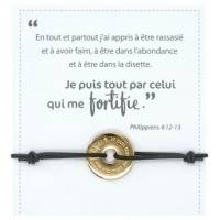 Bracelet "Parole de vie" Fortifie