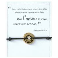 Bracelet "Parole de vie" Amour