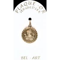 Médaille plaqué-or - Ste Rita - 16 mm