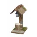 Puit avec lanterne - H 12 x 6 x 9 cm