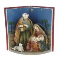 Nativité en livre (12x12,5x6 cm)
