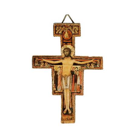 Croix St Damien - 8 X 6 cm