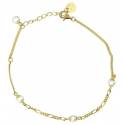 Bracelet en argent avec perles