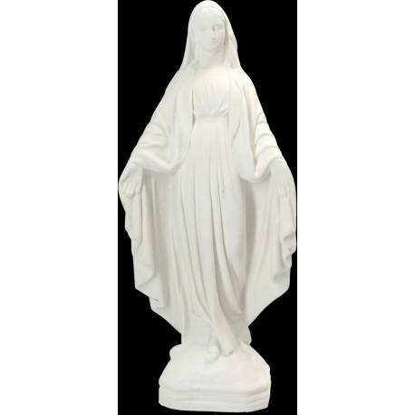 Statue Miraculeuse 30 cm en résine blanche