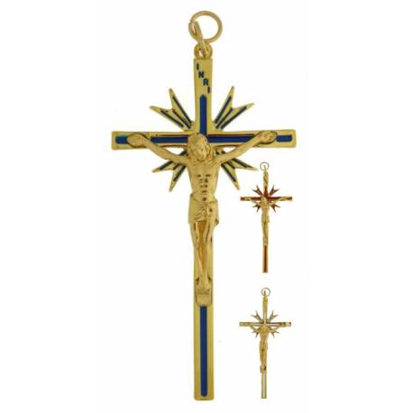 Croix Murale - 11 X 5.5 cm - Email