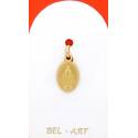 Médaille Or 9 Crts - Miraculeuse - 13 mm