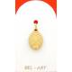 Medaille Goud 9K - Wonderbare - 15 mm 