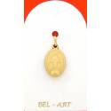 Medaille Goud 9K - Wonderbare - 15 mm 