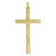 Croix 36 mm Métal doré