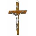 Croix Murale - 13 cm - Bois d'olivier