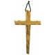 Croix Murale - 13 cm - Bois d'Olivier