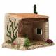 Decor voor santons de Provence Huisje met boom 15 x 10 x 14 cm 