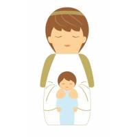 Kleine Guardian Boy Angel 5cm 