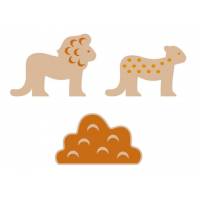 Coffret Lion + boite craft 12x18.5cm