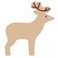 Lot 3 herten 10.5x9.5xep2cm 