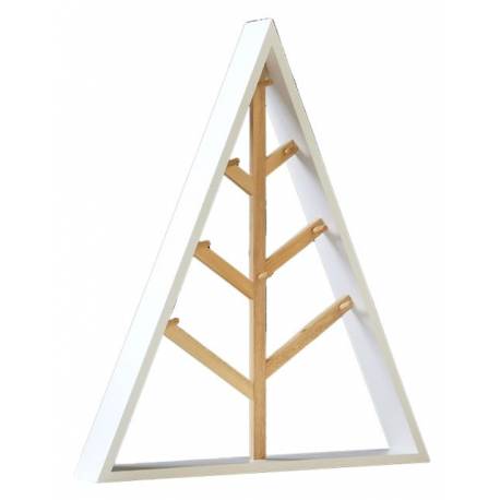 Présentoir sapin blanc 50x49cm
