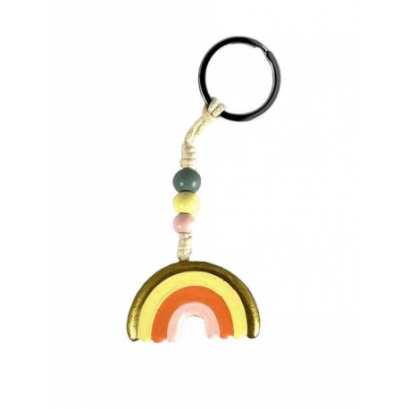 Porte Clé Arc en Ciel Longueur totale 12cm