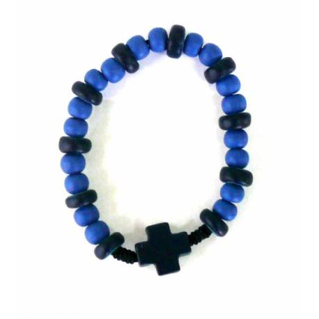 Bracelet bleu foncé D5cm