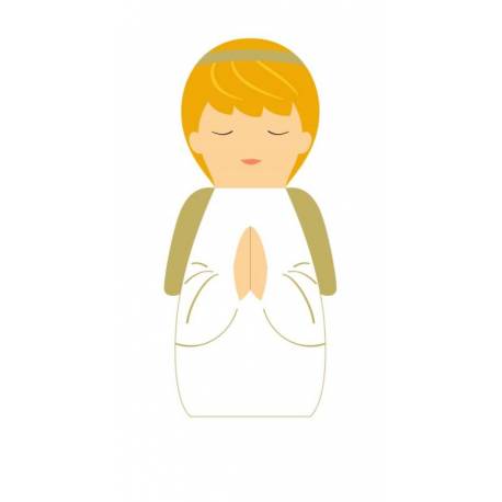 Petit ange gardien en bois 5 cm